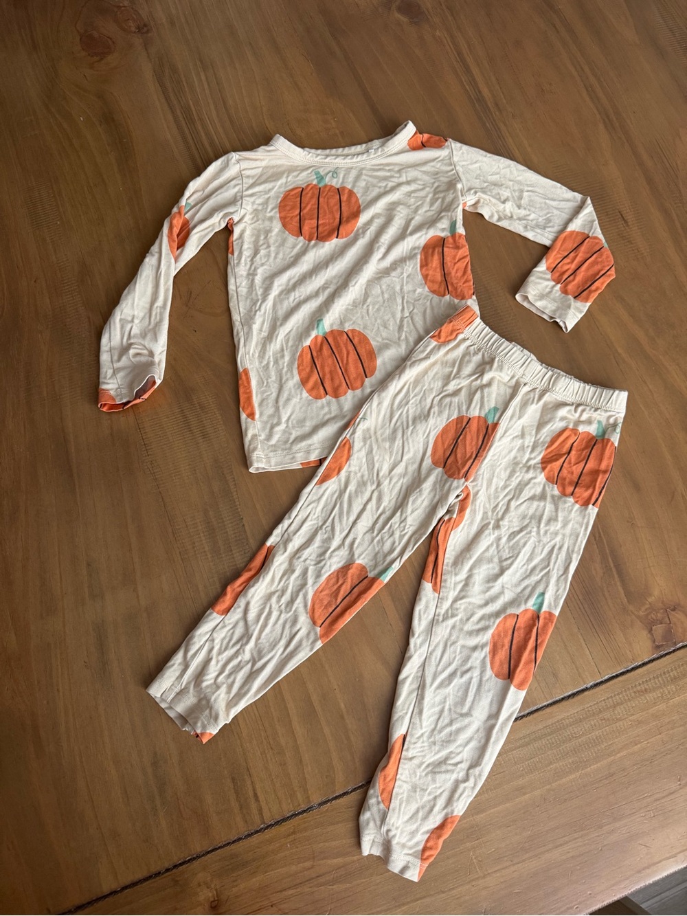Bamboo Pumpkin Kids Pjs